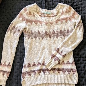 White Stripe Sweater